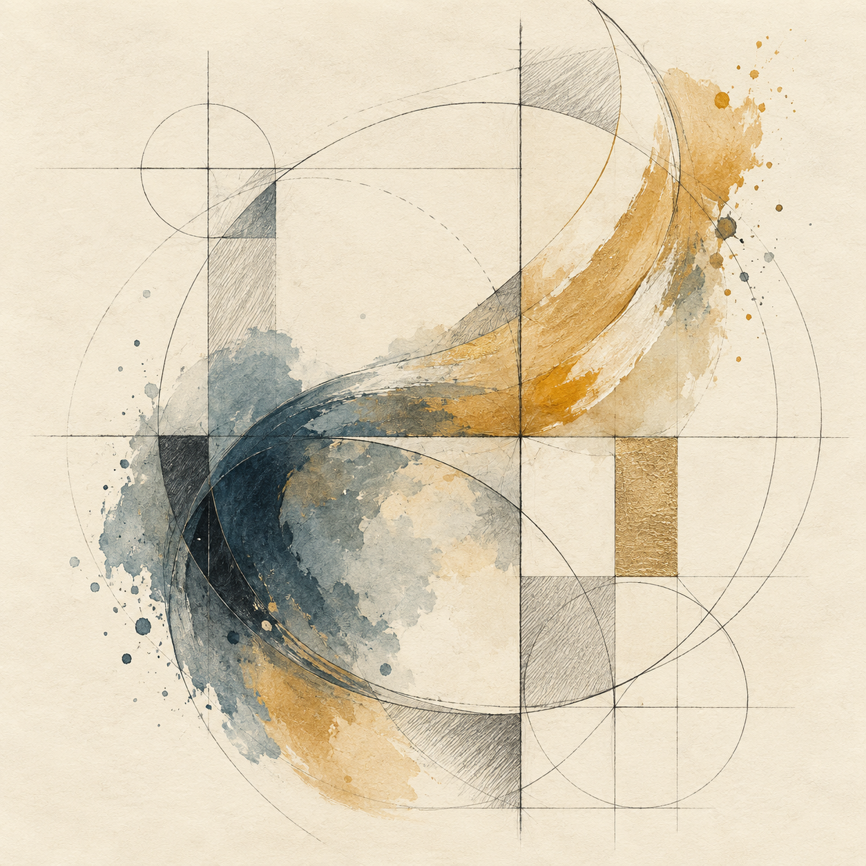 Abstract artwork about structure and passion