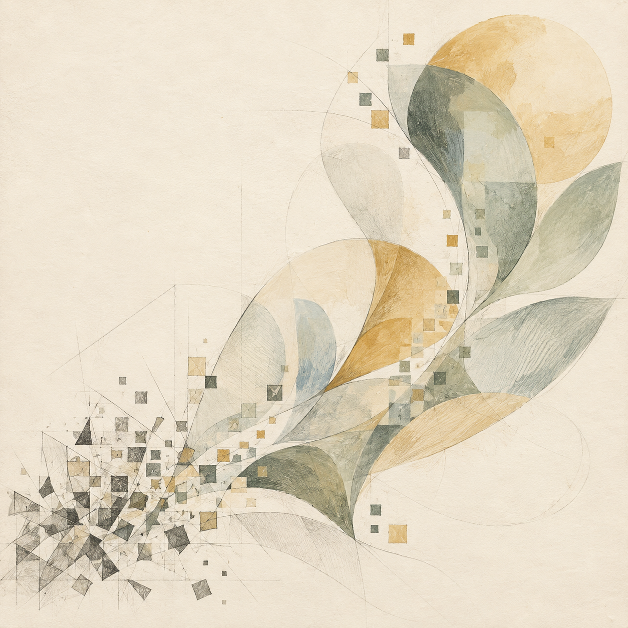 Abstract artwork about design for good