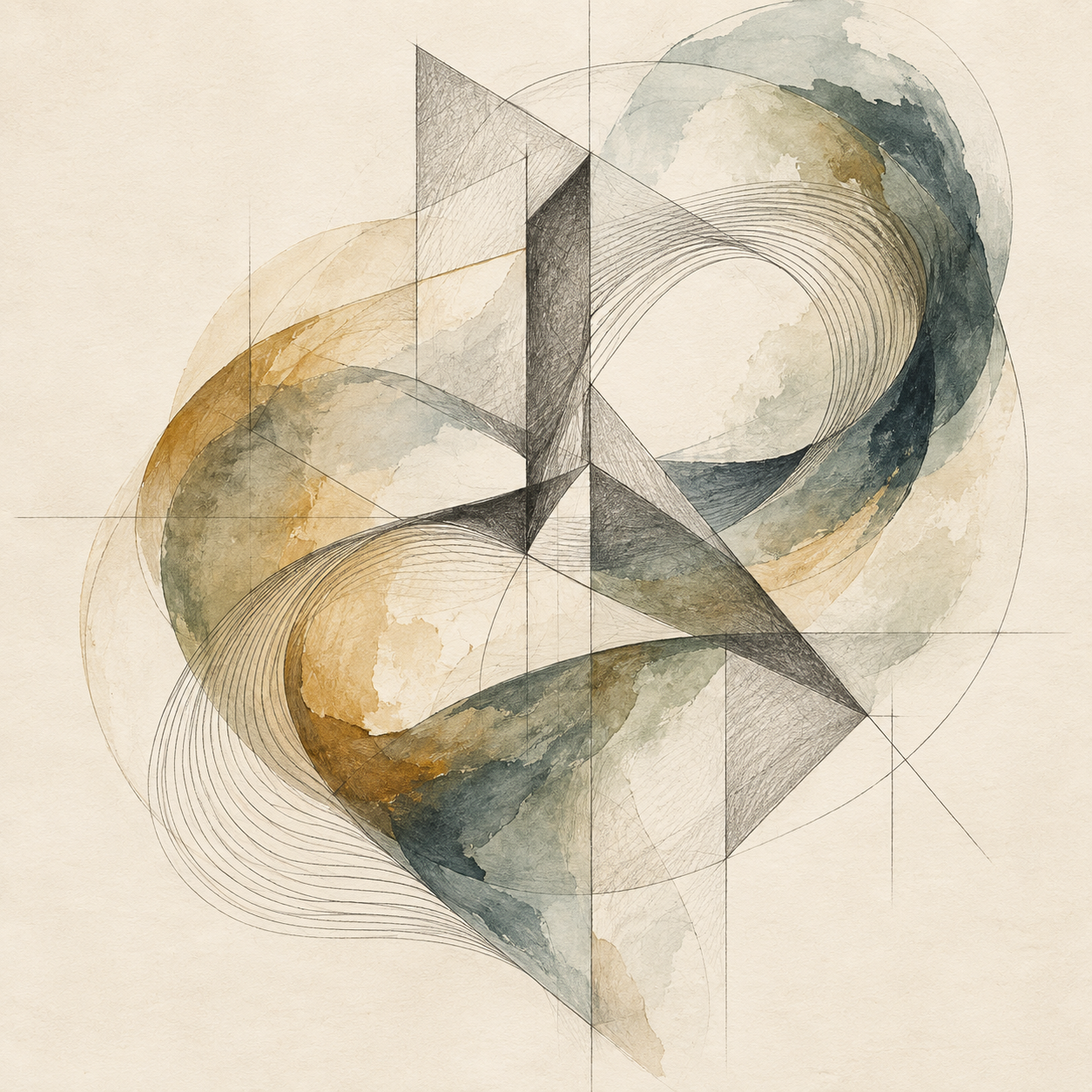 Abstract artwork about collaboration